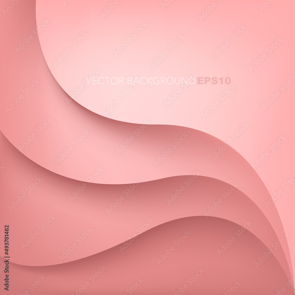 Poster abstract red background with lines