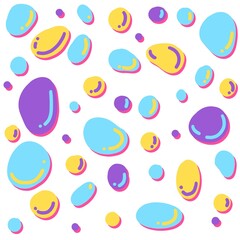 pattern background with bubble