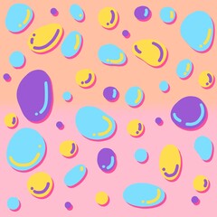 pattern background with bubble