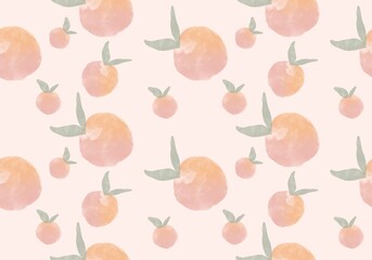 seamless background with orange