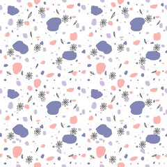 seamless pattern with terrazzo texture