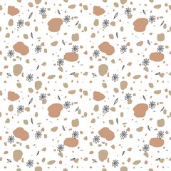 seamless pattern with terrazzo texture