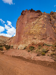 Giant rock at Capitol Reef National Park