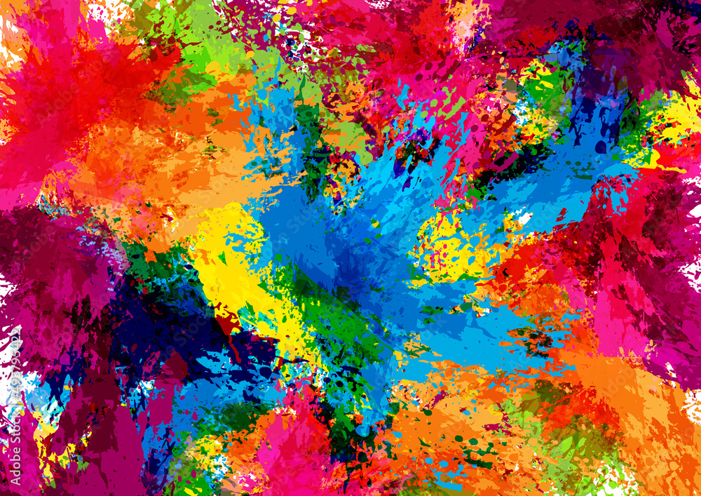 Poster abstract vector splash and paint color background . paint splash color. vector illustration design b