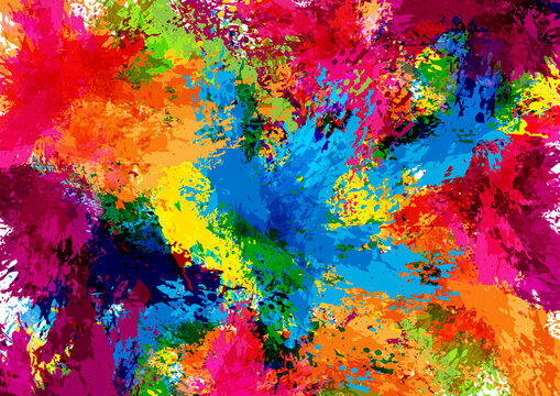 Abstract vector splash and paint color background . Paint splash color. Vector illustration design background.