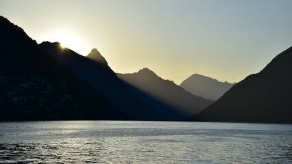 Luganersee - Sonnenaufgang