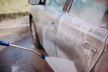 Mycie auta na myjni samoobsługowej