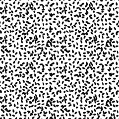 Sesame. Seeds. Black silhouette on a white background.