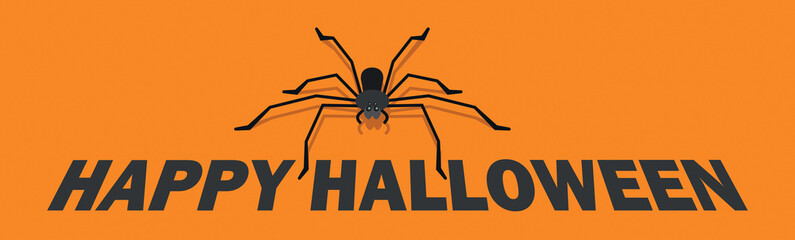 Happy Halloween - vector background invitation