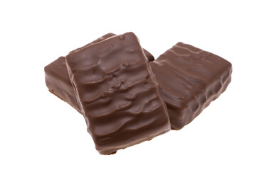 chocolate bar isolated