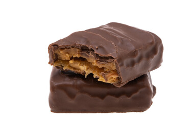 chocolate bar isolated