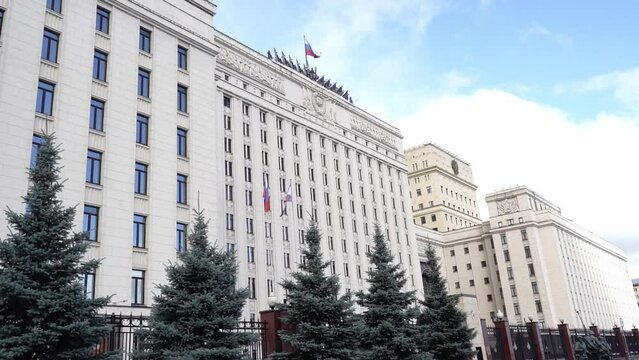 Moscow, Russia, September 4, 2021: Ministry of Defense of Russia