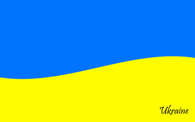 Ukraine flag background. Blue and yellow color. Ukraine concept of resistance. Pray for Ukraine