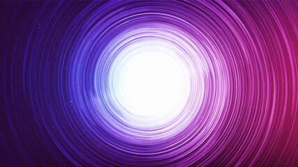 Hyperspace Black Hole on Galaxy Background.planet and physics concept design,vector illustration.