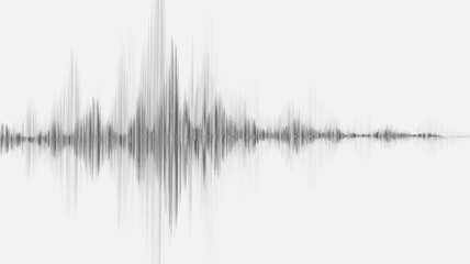 Blur Earthquake Wave on White background,audio wave diagram concept,design for education and science,Vector Illustration.