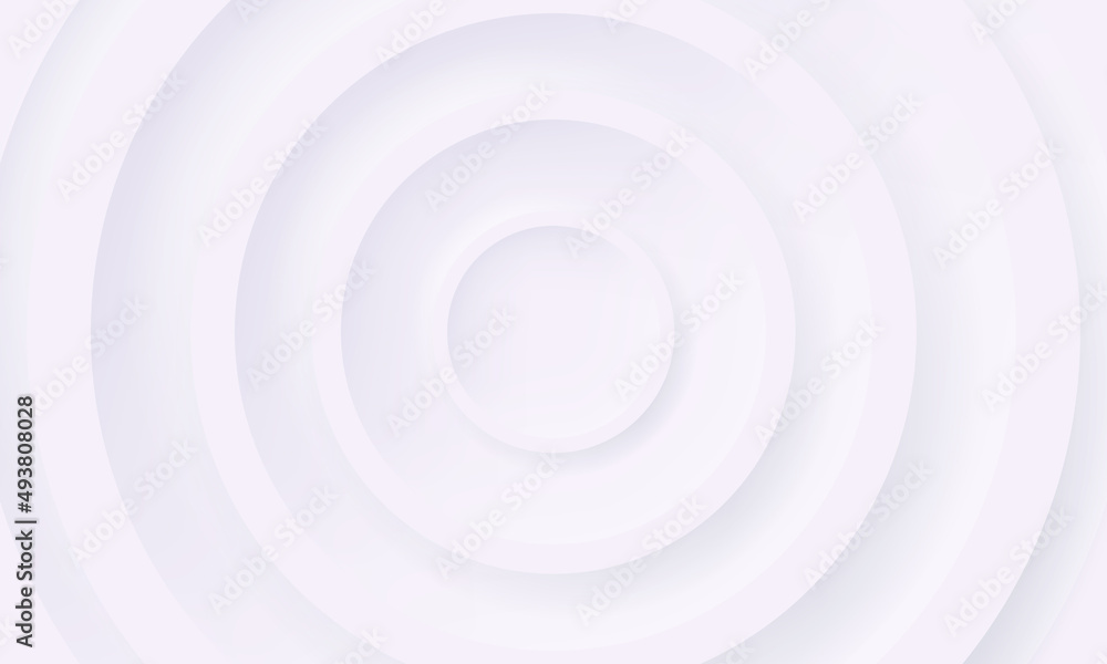 Aufkleber white circle texture pattern in neumorphism style. light clean round neomorphism. circular platform 
