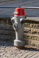 Fototapeta na wymiar Water hydrant in Saint Gallen in Switzerland