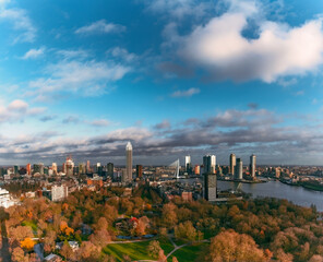 Rotterdam seen from the Euromast