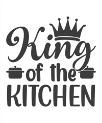 King of the Grill - label. barbeque elements for labels, logos, badges, stickers or icons. Vector illustration, healthy food packaging design. Good for business company for kitchen, pub, restaurant.