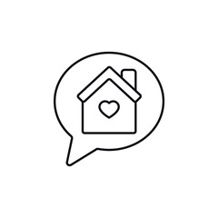 Dream house icons  symbol vector elements for infographic web