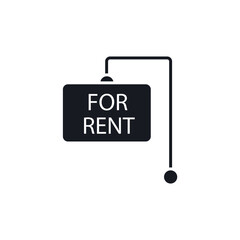 for rent icons  symbol vector elements for infographic web