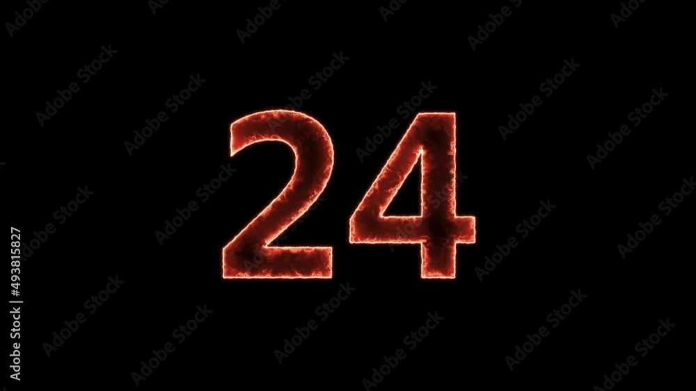 Poster countdown timer 10 seconds with fire effect. countdown clock fire effect. countdown timer background