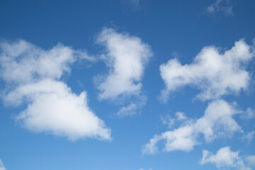 Blue sky background. Intermittent clouds.sky backgrounds for the screensaver.