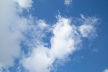 Blue sky background. Intermittent clouds.sky backgrounds for the screensaver.