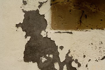 Crédence de cuisine en verre imprimé Vieux mur texturé sale Fondo de una pared desconchada