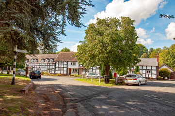 Obraz premium Old village houses.