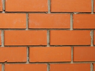 Red brick wall background. Brick wall. - 493820289