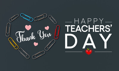 World Teachers day is observed every year in May. day provides the occasion to celebrate the teaching profession worldwide, take stock of achievements. 3D Rendering
