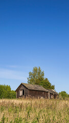 houses in an abandoned village