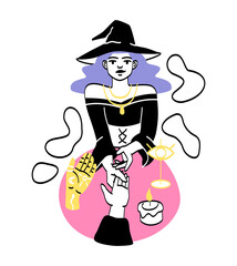 Fortune tellers predicting future