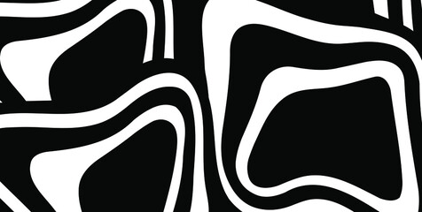 Abstract black and white vector background