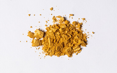 Yellow Iridescent Makeup Powder