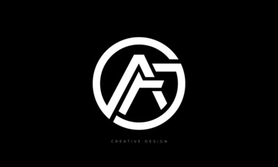 AF letter branding concept design