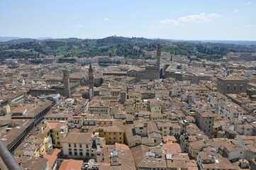 Fototapeta premium Panorama, Florencja. 