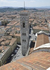 Naklejka premium Panorama Florencji. 