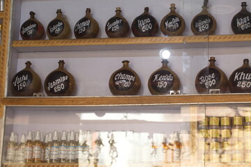 India,Vrindavan,November 2016.  shopping  in India street bazar