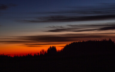 colorful sky sunrise