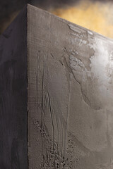 Concrete cube or cement block as abstract background texture. Construction concept