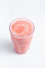 jugo licuado de frutilla