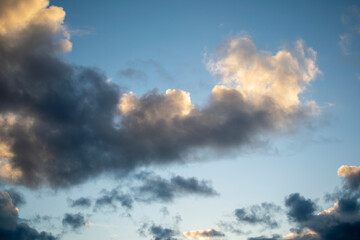 Naklejka na ściany i meble clouds in blue sky