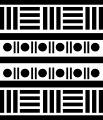 Zimbabwe pattern motif sign illustration