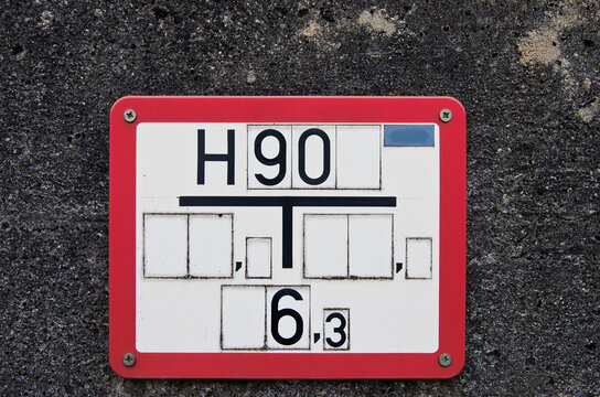 Hinweisschild Hydrant