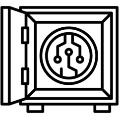 Proof Of Stake icon, Blockchain related vector illustration