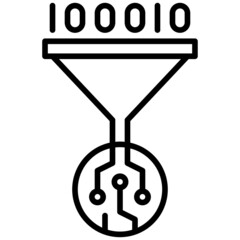 Conversion icon, Blockchain related vector illustration