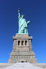 Obraz na płótnie Canvas Foto de la estatua de la libertad de Nueva York