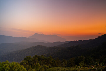 Nature landscape, Doi Luang Chiang Dao, Chiang Mai province in Thailand.